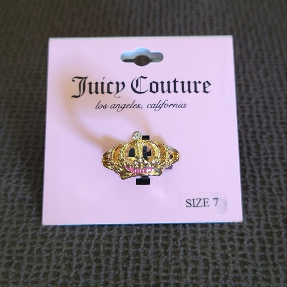 Juicy🍊 Couture Textured Crown👑 Ring💍 - Picture 9 of 16